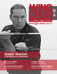 Wing Chun Master James Sinclair featured in Wing Chun Illustrated